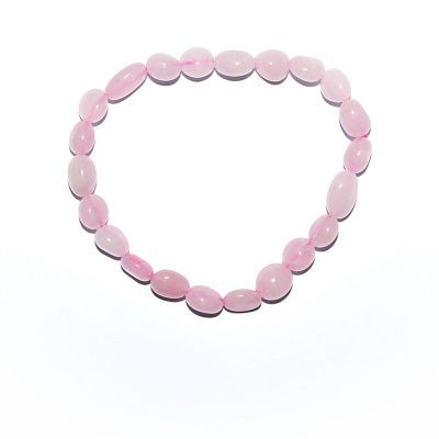 Roosa kvarts käevõru "nuggets" mini (tüki läbimõõt on 8mm)