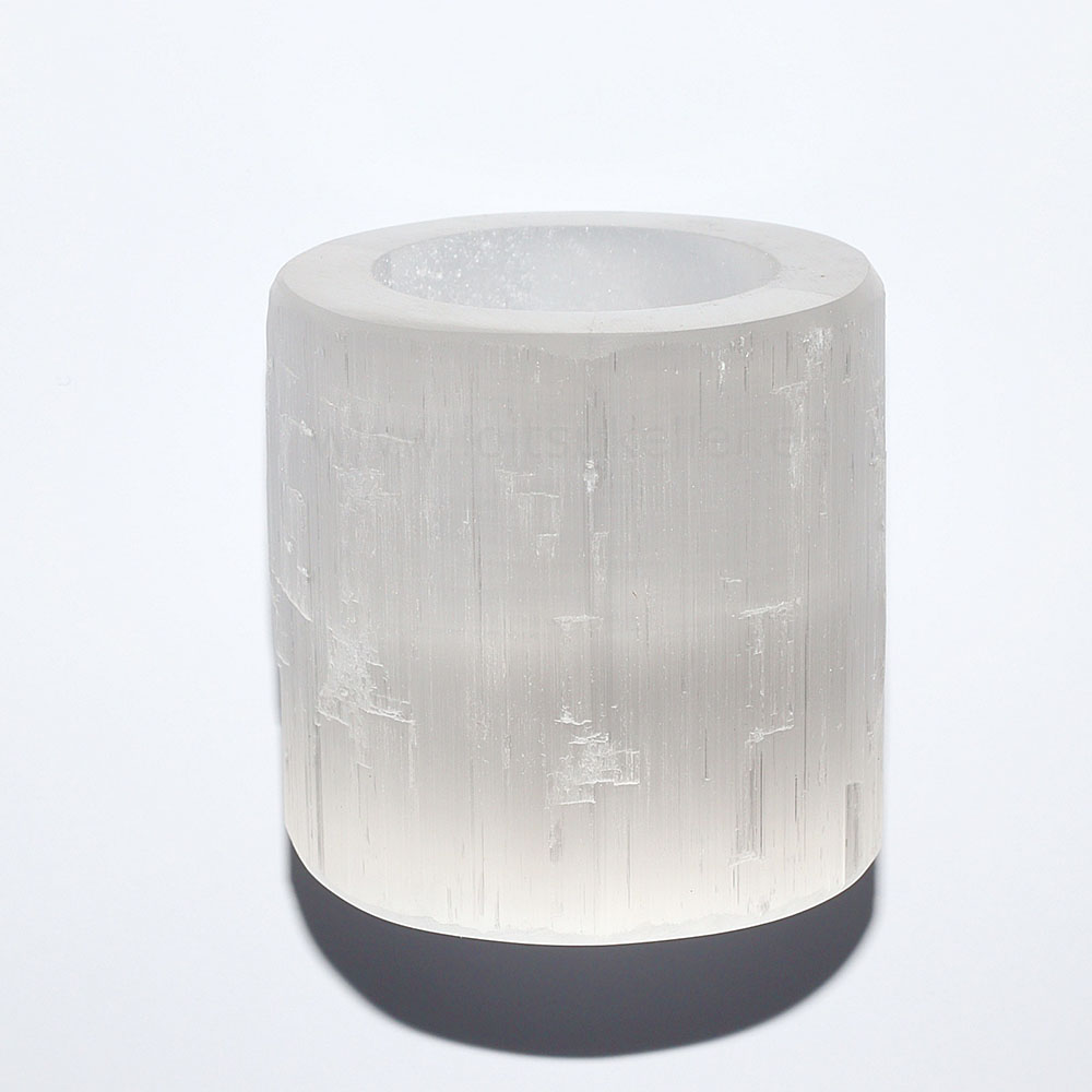 Väike seleniidist küünlajalg "Silinder" (kõrgus 6cm)