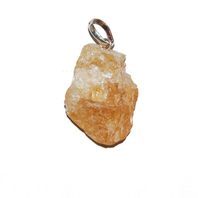 Kuldtopaas ripats toorkivist hõbeaasaga (4,9g; 18x22mm)