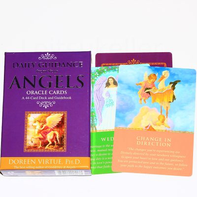 "Daily guidance from your angels oracle cards" ennustuskaardid