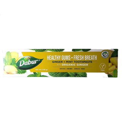 Hambapasta Dabur Ingver ja Münt 100ml / Ginger+Mint Toothpaste (100ml)
