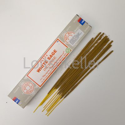 Satya valge salvei lõhnapirrud (viirukid) / Satya White Sage Incense (15g)