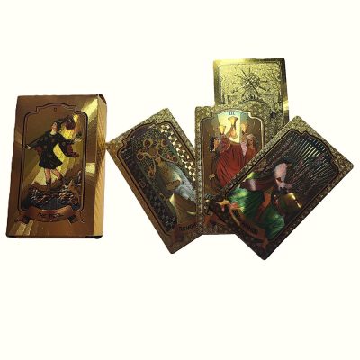 Golden Foil Tarot Rider Waite (7x12cm)