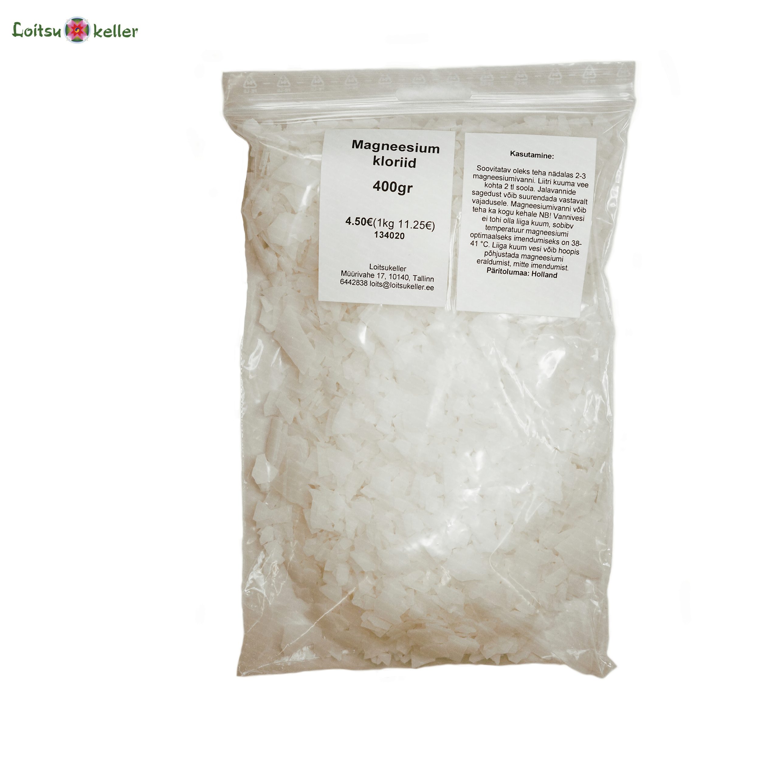 Magneesiumkloriid (400g)