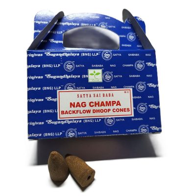 Nag Champa lõhnakoonus Satya "Backflow" (viiruk) / Nag Champa Satya cones (kopeeri)